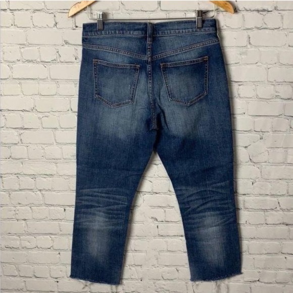 J. Crew Factory Stretch Straight Leg Jeans Size 25 Raw Hem EUC - Picture 5 of 5